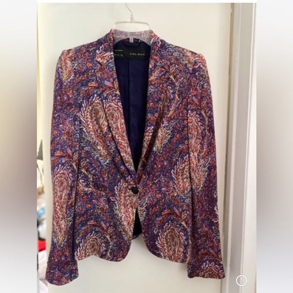 Zara paisley print blazer - Picture 2 of 4